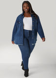 Crystal Denim Shacket