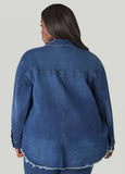 Crystal Denim Shacket