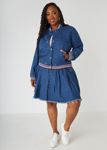 Denim Bomber Jacket