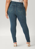 Pintucked Lace Up Jeans