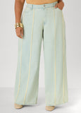 Frayed Wide Leg Jeans