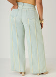 Frayed Wide Leg Jeans
