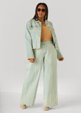 Frayed Wide Leg Jeans