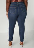 Pleated Skinny Jeans