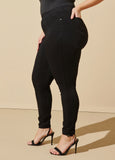 Black Iconic Pull On Jegging