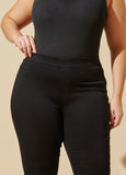Black Iconic Pull On Jegging