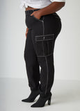 Denim Cargo Joggers