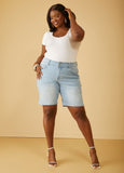 Fearless Mid Rise Denim Shorts