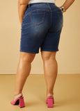 Fearless Mid Rise Denim Shorts