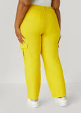 Straight Leg Cargo Jeans