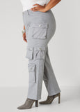 Coated Cargo Jeans