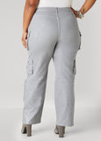 Coated Cargo Jeans