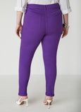 Cuffed Denim Jeggings
