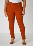 Cuffed Denim Jeggings