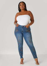 Crystal Skinny Jeans