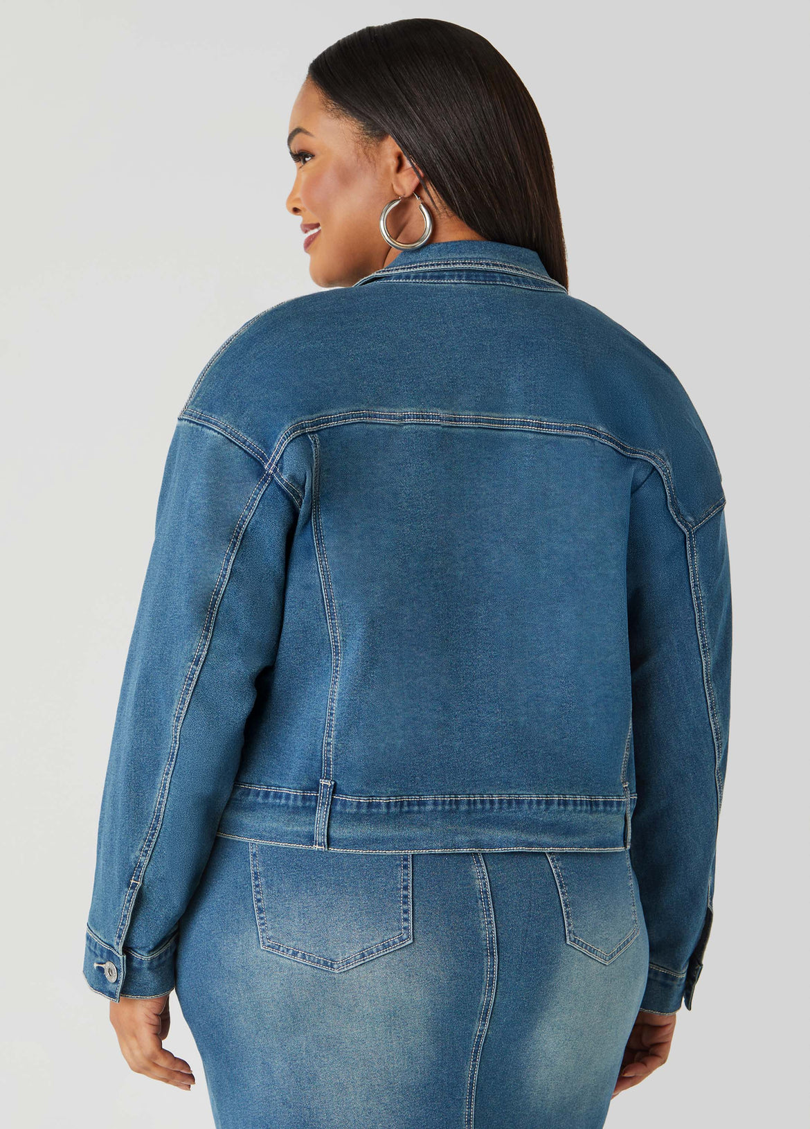 Plus size Denim set
