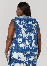 Bleach Denim Vest