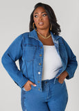 Reversible Camo Print Denim Jacket