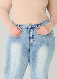 Acid Wash Bootcut Jeans