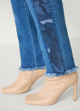 Camo Paneled Skinny Jeans
