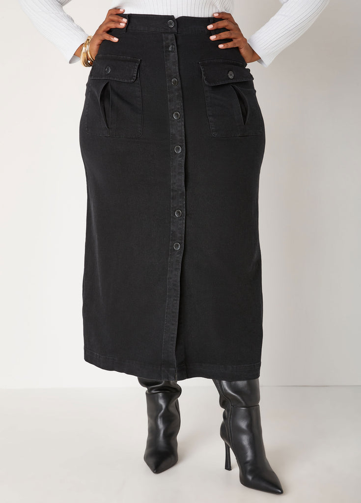 送料無料 SOORPLOOM MOLLY Skirt (Black Denim) - SEN_TO_SENCE