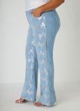 Sequined Flared Jeans