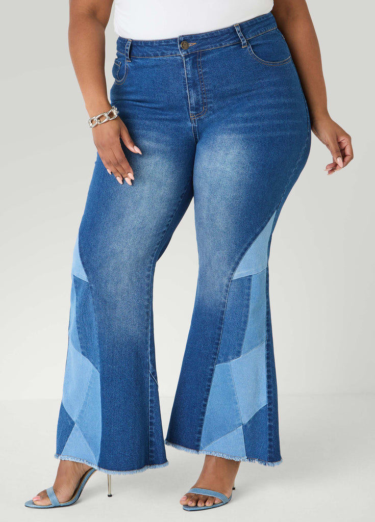パンツ UNAILE painter waid flare denim painter wide flare denim – YZ