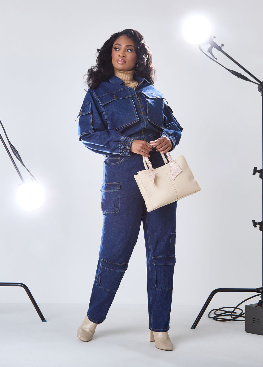 Denim Cargo Jacket
