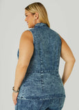 Stonewash Denim Wash Vest