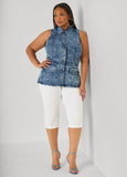 Stonewash Denim Vest