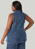 Stonewash Denim Wash Vest