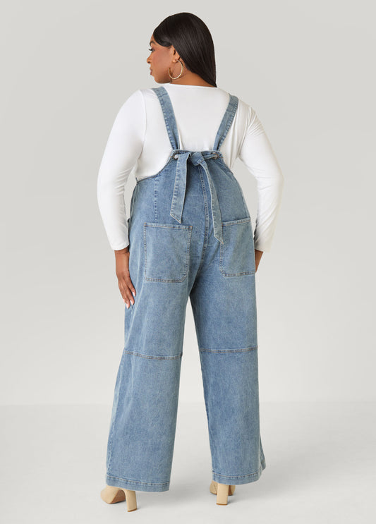 Denim Boyfriend Overalls