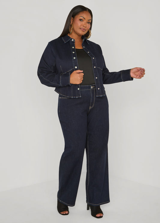 High Waist Wide Leg Jeans