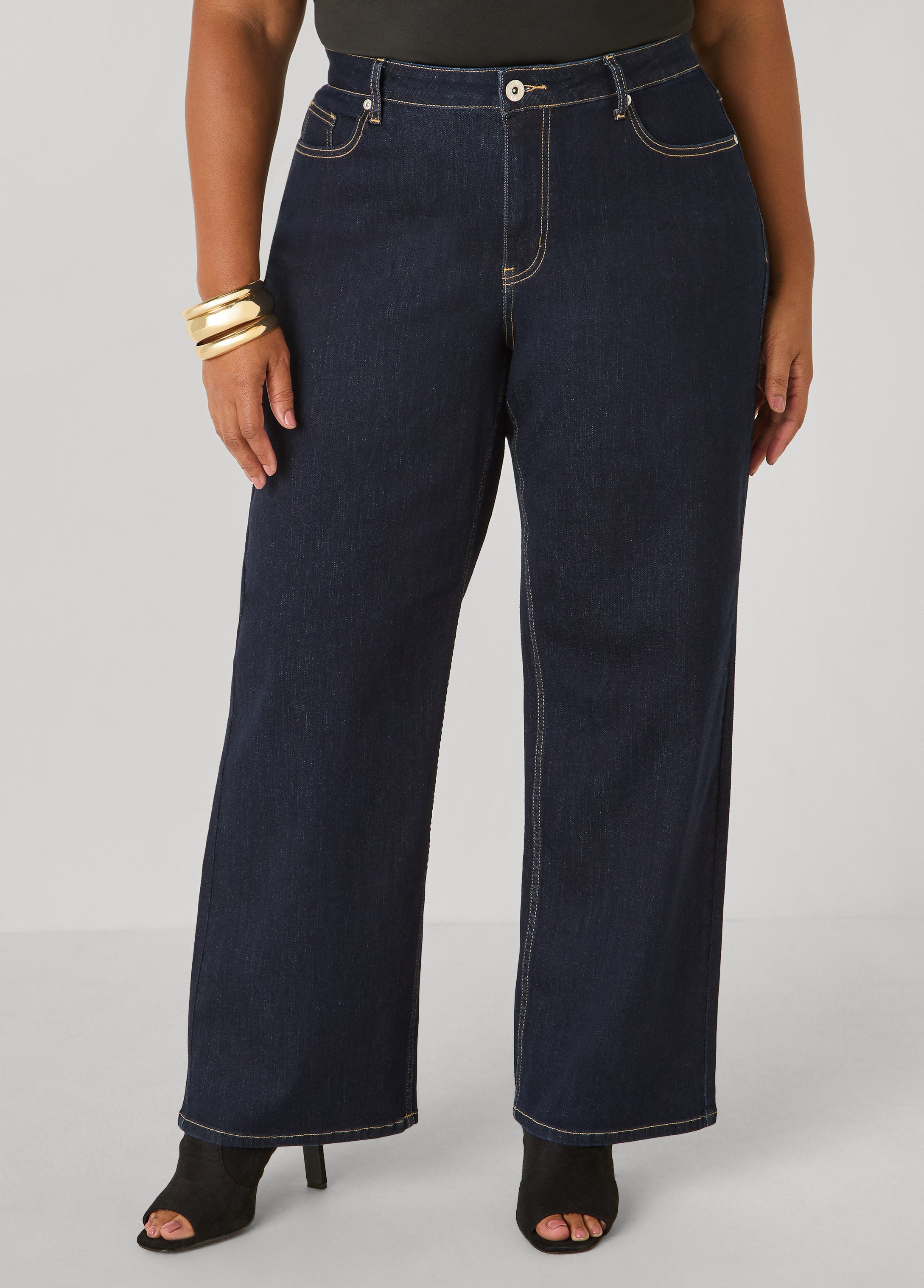 High Waist Wide Leg Jeans