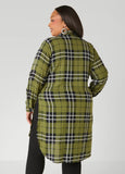 Tie Front Plaid Tunic