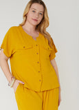 Textured Cargo Shirt