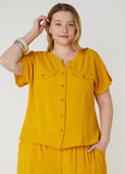 Textured Cargo Shirt