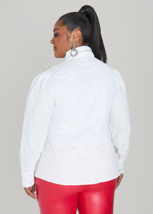 Crystal Matelasse Shirt