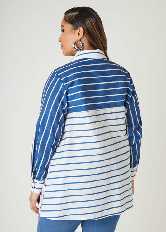 Collared Striped Shirt