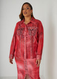 Plus Size Denim Shirt Plus Size Collared Shirt Plus Size Fashion Set