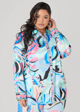 Floral Satin Shirt