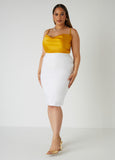 Satin Cowl Neck Cami