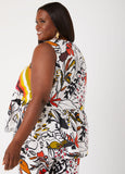 Printed Cotton Swing Top