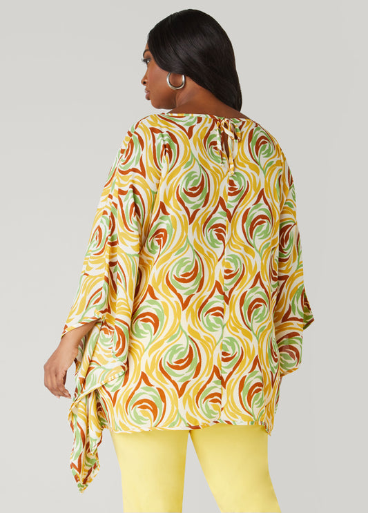 Printed Crepe Blouse