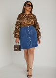 Ruffle Sleeved Blouse