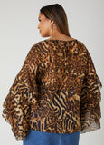 Ruffle Sleeved Blouse