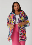 Plus Size Paisley Kimono Plus Size Duster Plus Size Layer