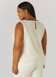 Crochet Paneled Jersey Tank