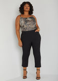 Animal Print Satin Cami