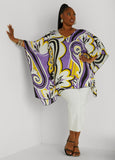Paisley V Neck Tunic